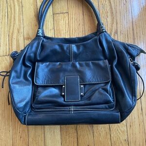 Kate Spade Black Leather Shoulder Bag